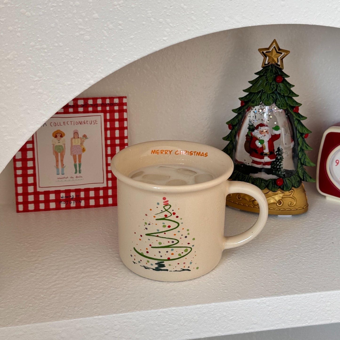 2024 New Christmas Mug Cute Coffee Mug Christmas Tree Ceramic Water Cup Christmas Gift Mug Couple Mug