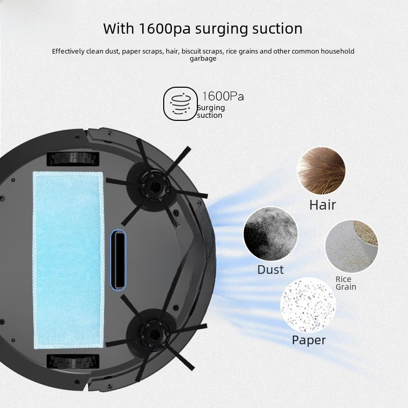 Wet and dry sweeping, mopping, suction, sweeping robot Household lazy intelligent automatic cleaning machine vacuum cleaner cross-border