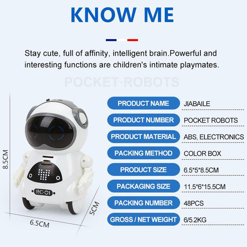Cross-border Amazon explosive toys children's companionship early education programming voice interactive electronic intelligent robots