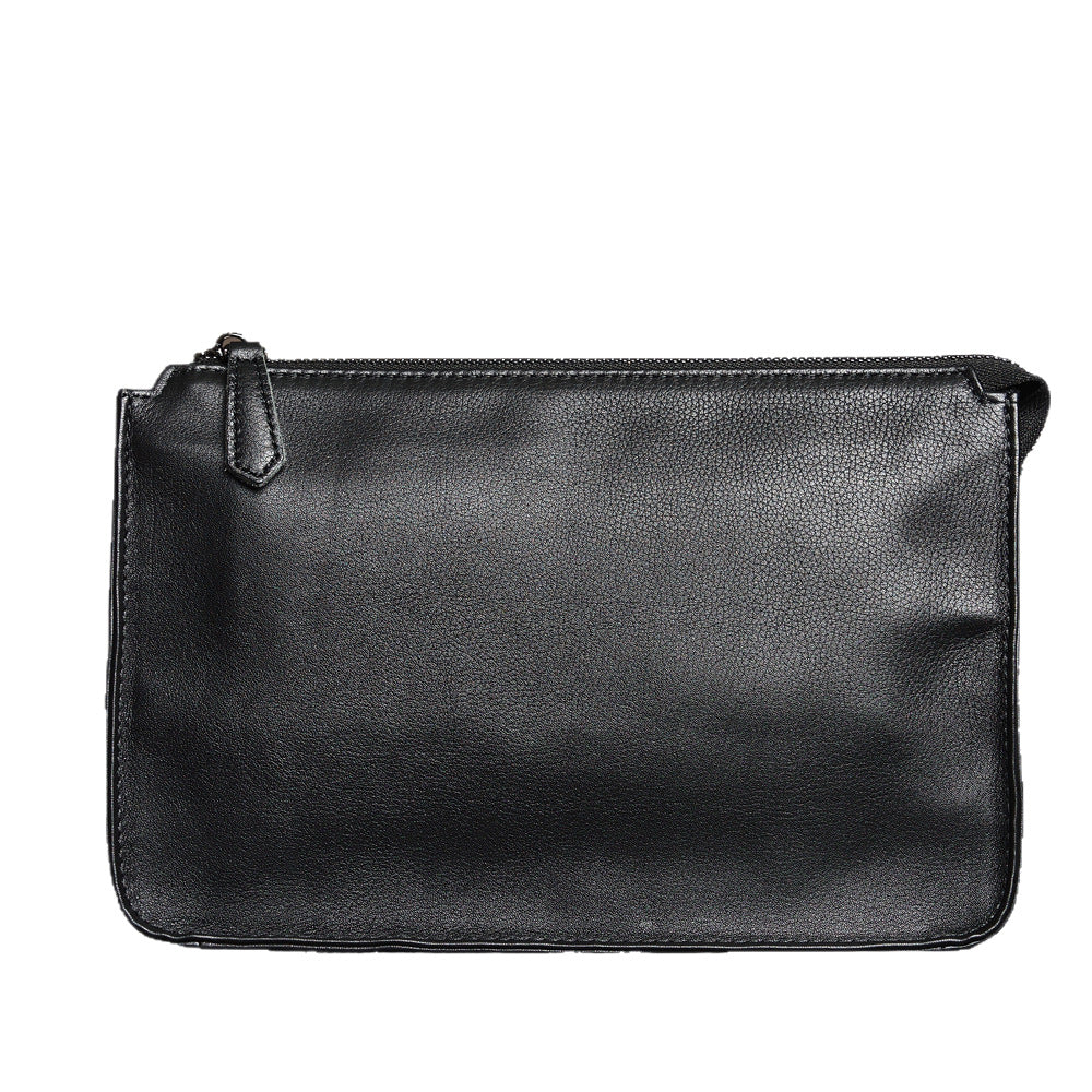 Horizontal boys' clutch bag, business commuter men's bag, new casual men's work bag