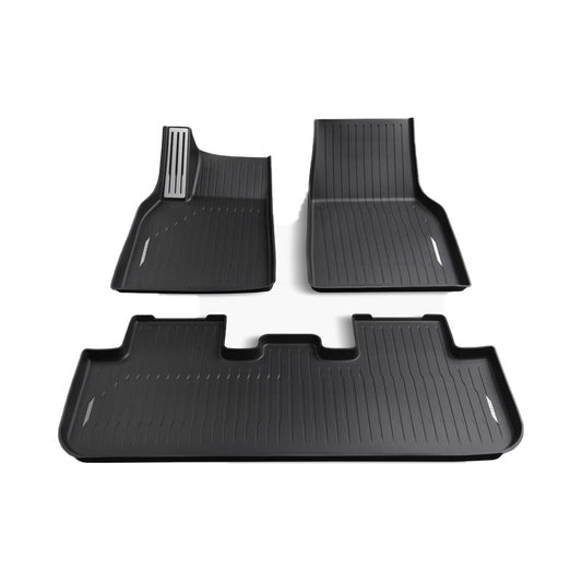 It is suitable for Tesla's new Model Y 3 full-surround floor mats, pregnant and infant grade TPE car floor mats, car interiors