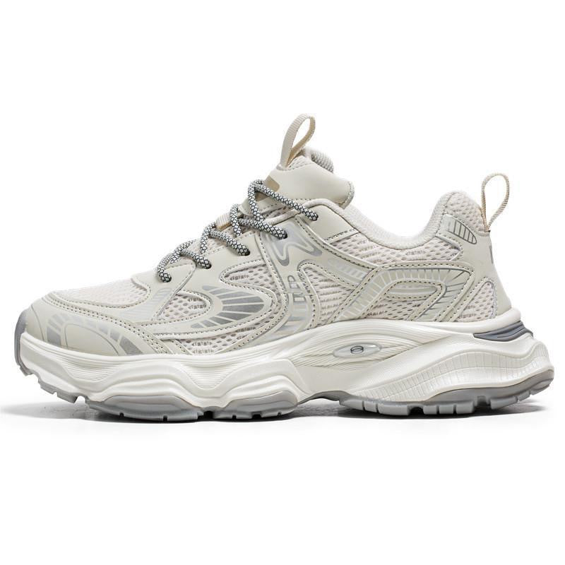 2025 Spring Men's Shoes New Breathable Mesh Shoes Men's Trend Versatile Platform Sneakers Casual Dad Shoes Men