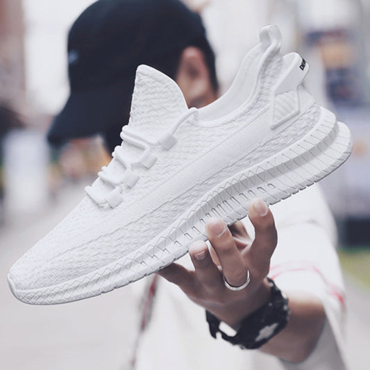2025 Breathable Casual Shoes, Men's Sneakers, Versatile Mesh Shoes, Cloth Shoes, Flying Weave Shoes, Spring Men's Shoes, Comfortable and Versatile
