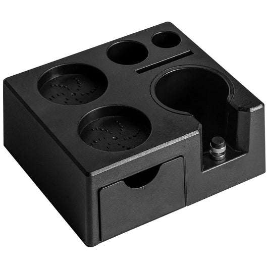 Coffee press holder ABS coffee machine handle bracket drawer type cloth powder press base Coffee storage powder holder