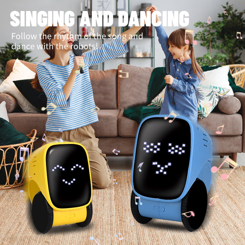 Amazon Smart Charging Robot Voice Control Conversation Recording Induction Touch Early Education Programming Induction Toy