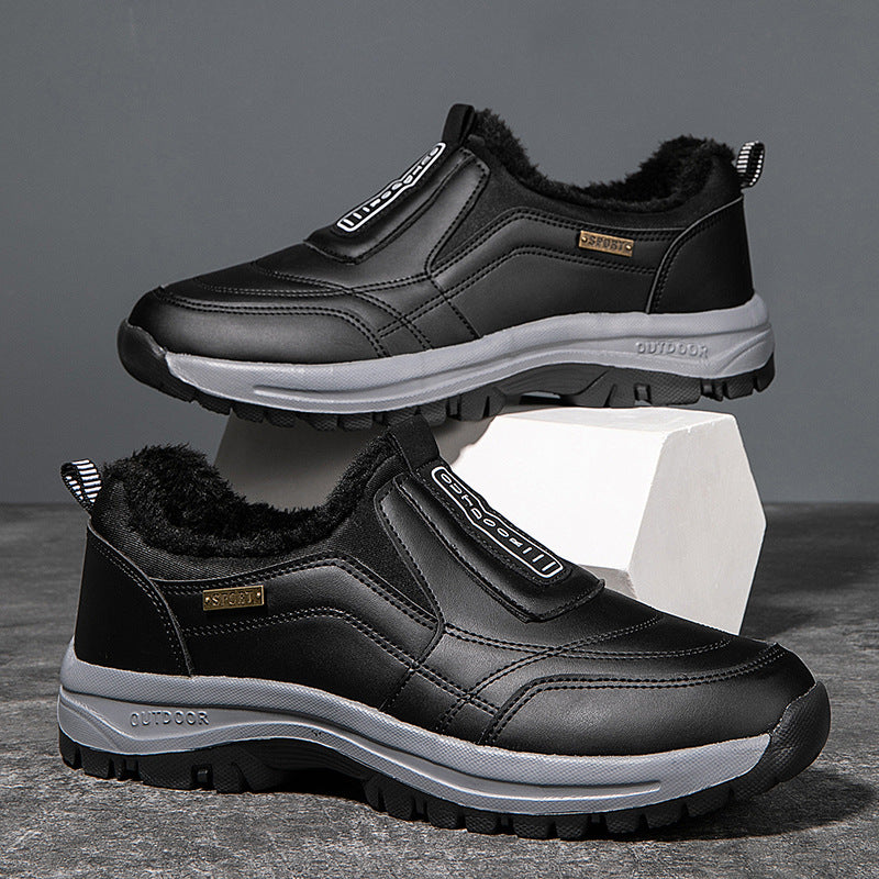 New TRONG CAVALRY New Men's Casual Shoes Outdoor Sports Shoes for the Elderly Suede Foot Rubber Sole