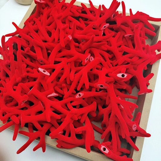 Artificial flocking antlers Christmas DIY hairpins hairpin headwear pair clip European and American headbands outfit cute accessories accessories