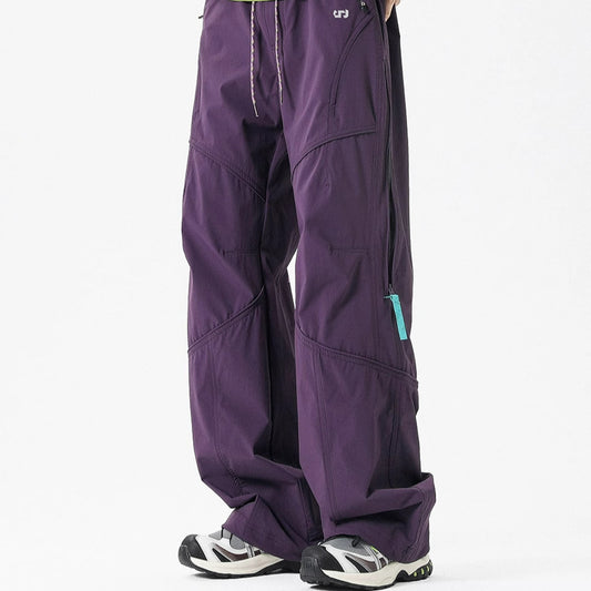 American-style outdoor assault cargo pants men's spring quick-drying waterproof water-repellent hiking pants functional side-chain sports casual pants