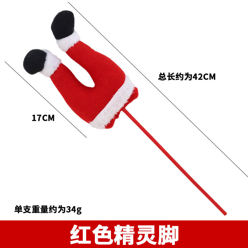 Christmas creative gifts bouquets, red shoes, vases, Christmas boots, sequins, fruit Nobe pine cuttings, holiday gifts