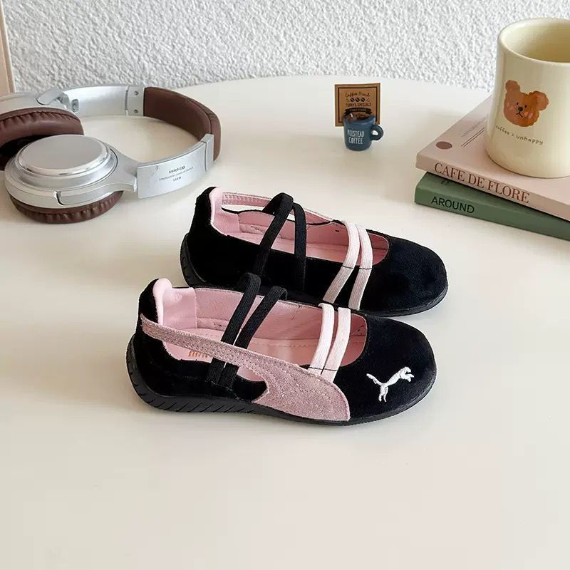 Autumn shallow breathable girls' leather shoes 2025 new fashionable foreign style little girls' casual single shoes and children's performance shoes