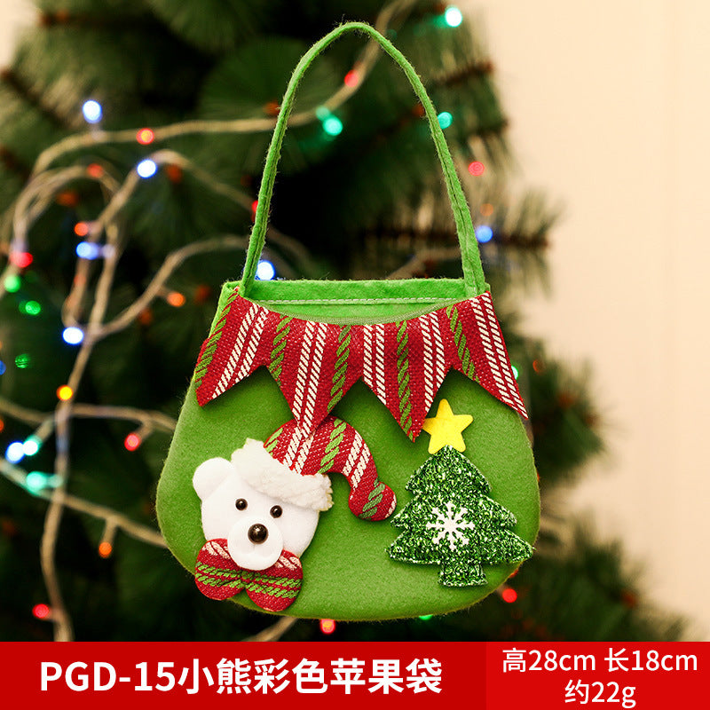Christmas gift apple bag tote bag adult children children Christmas gift decoration high-end gift bag