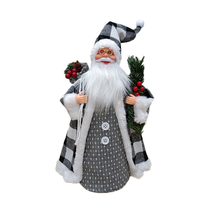 Christmas tree top star old man new Santa Claus ornament doll Christmas gift vibe decoration holiday gifts