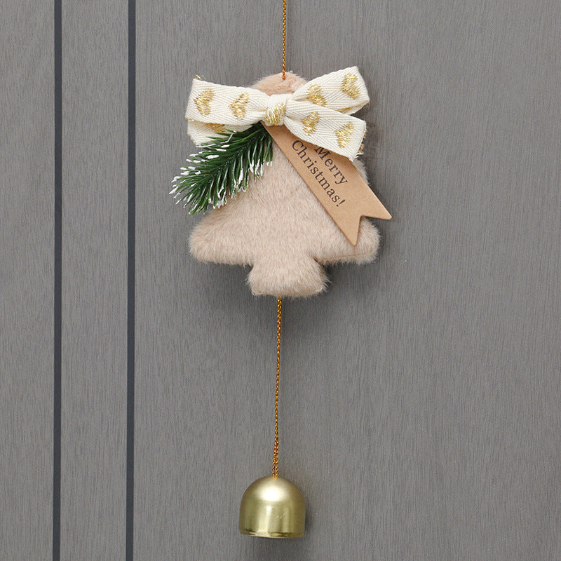 Christmas bell pendant Christmas decoration Christmas tree New Year hanging bell doorbell car hanging wind chime Christmas pendant door hanging