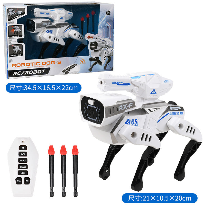 Explosive children's AI simulation robot dog intelligent voice bionic remote control mechanical dog robot toy stall wholesale