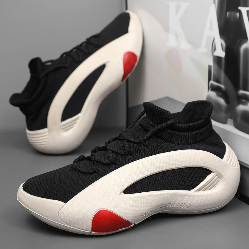 Socks Shoes Wholesale Mesh Meat Fin Comfortable Platform Casual Daddy Shoes Summer New Lightweight Personality Balance Men's Shoes