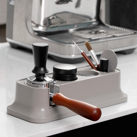 Espresso ABS press holder, storage rack handle, filling seat, multi-function handle holder, coffee press utensil