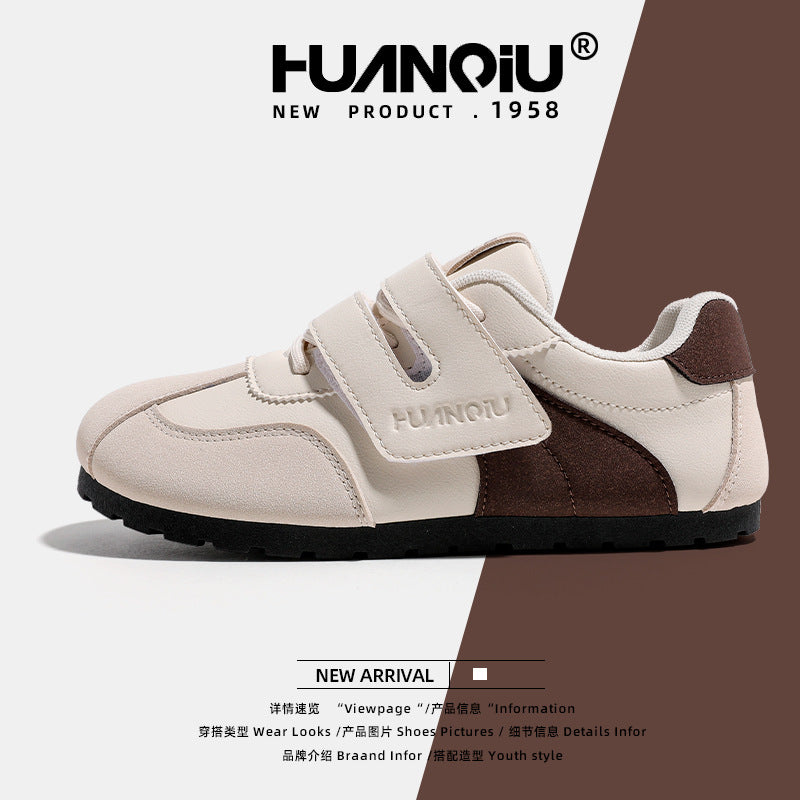 Global Flat Moral Training Shoes Women's 2025 Popular Spring and Autumn Velcro Shoes Versatile Sneakers KMXFX8093