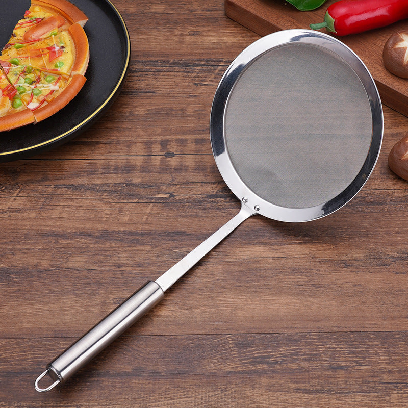 304 stainless steel dense mesh colander 100 mesh thickened wide-brimmed household kitchen tools wholesale soy milk filter colander