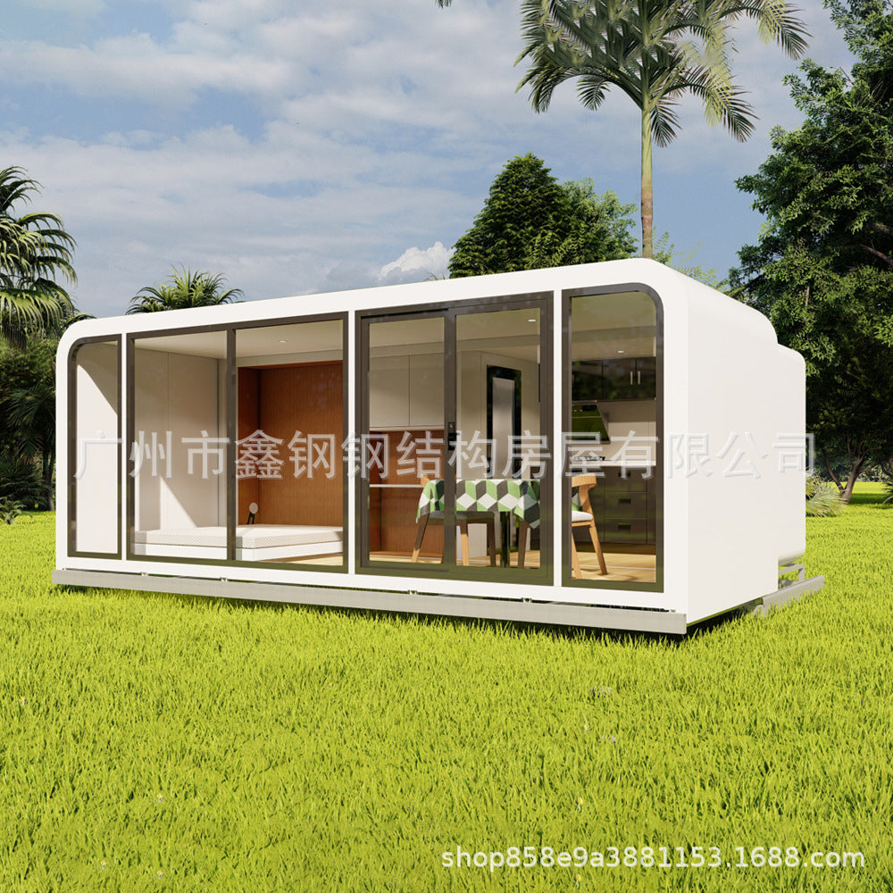 Capsule houses, retractable space warehouses, mobile houses