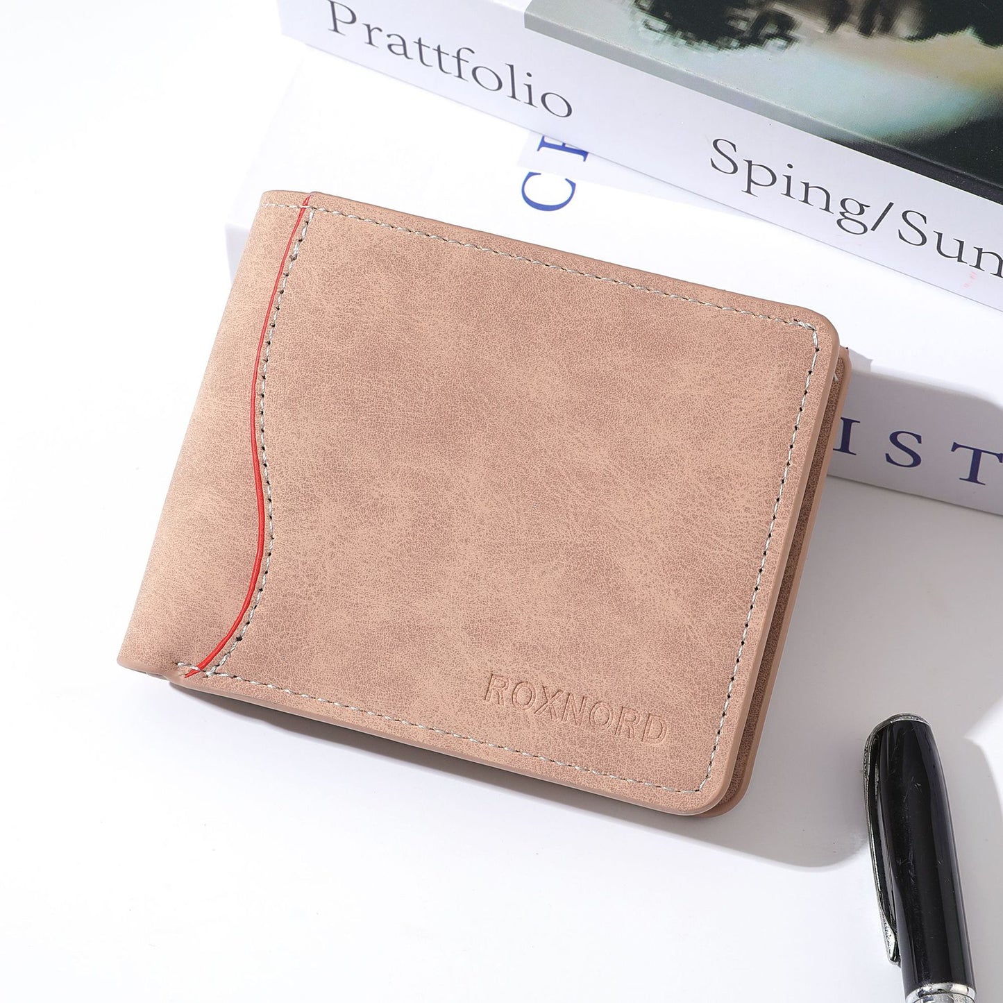 Wallet men's high-end large capacity multi-card wallet men men's PU wallet short wallet wallet men