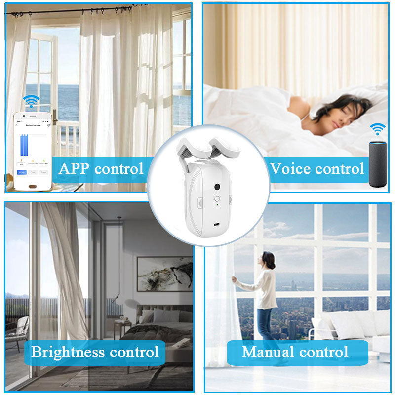 Tuya wifi curtain robot smart home curtain assistant remote control automatic intelligent electric curtain motor
