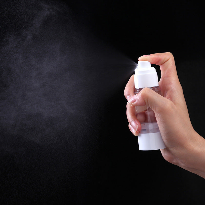 Vacuum travel sub-bottling press spray bottle cosmetic face small watering can portable hydrating lotion empty bottle