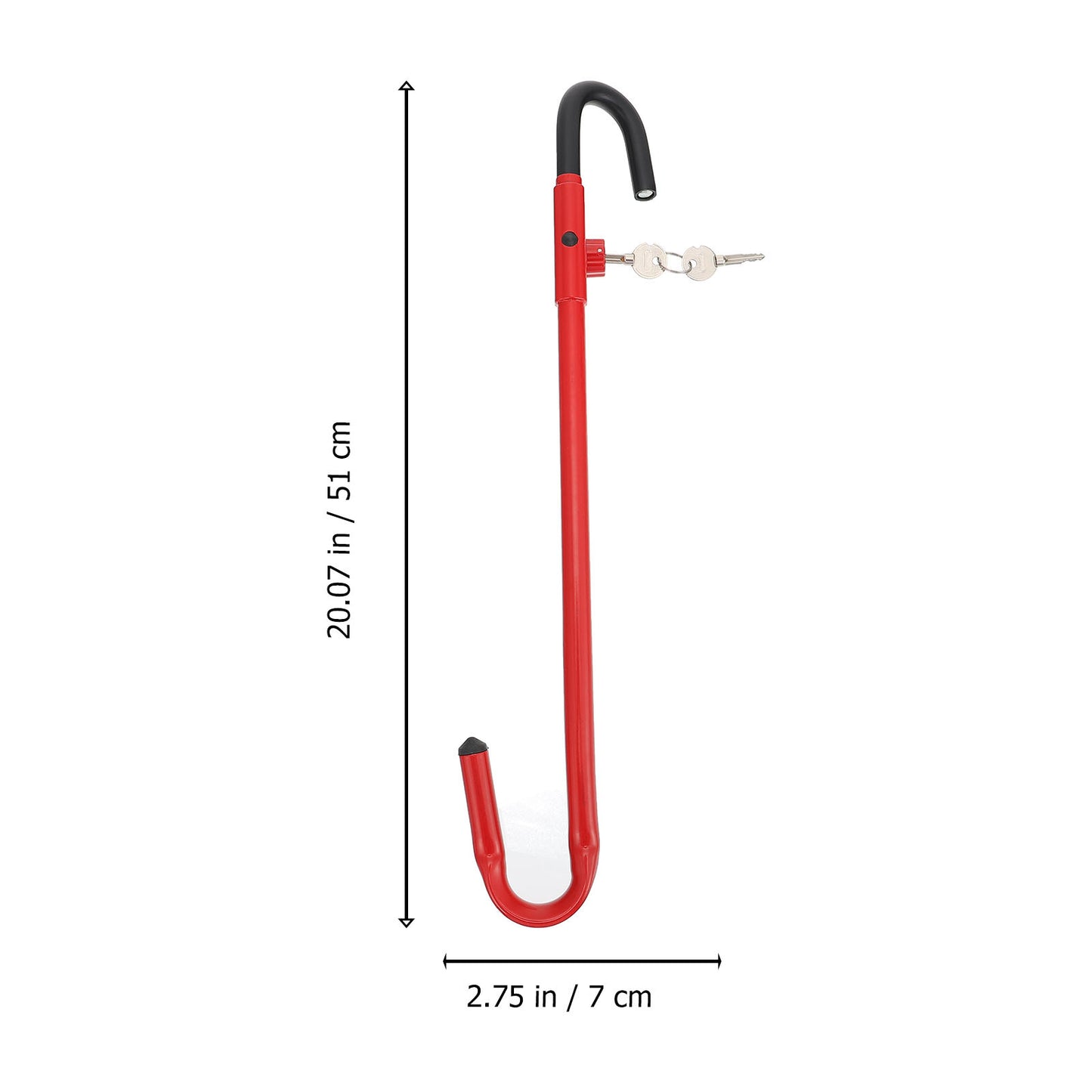 Car steering wheel lock telescopic with hook throttle lock clutch lock car anti-theft lock universal car lock