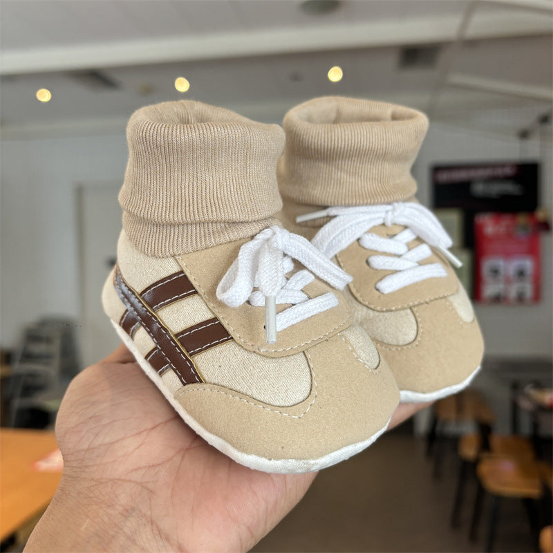 Baby shoes 0-3-12 months to 1 year old step shoes spring, autumn and winter style soft soled shoes for boys and girls