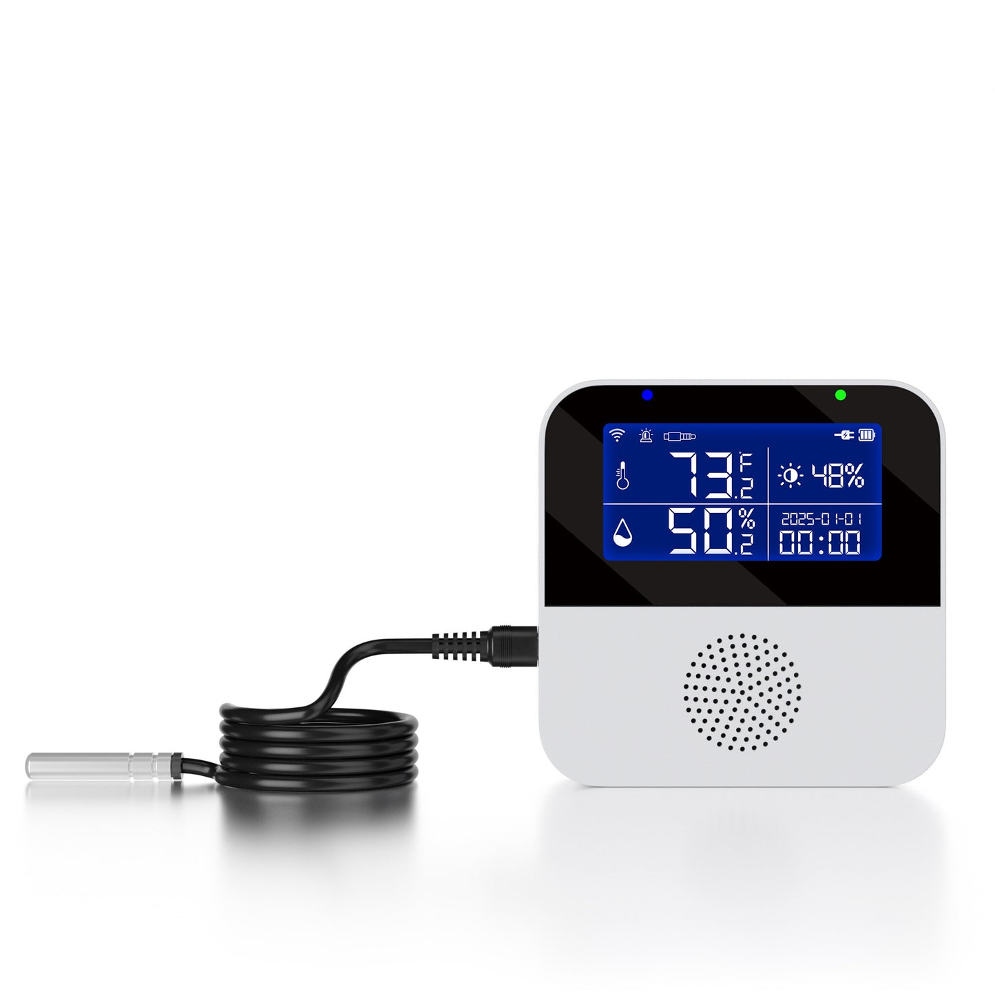 Tuya WIFI temperature and humidity sensor, USB power supply, display screen, temperature and humidity meter, home linkage, scene linkage