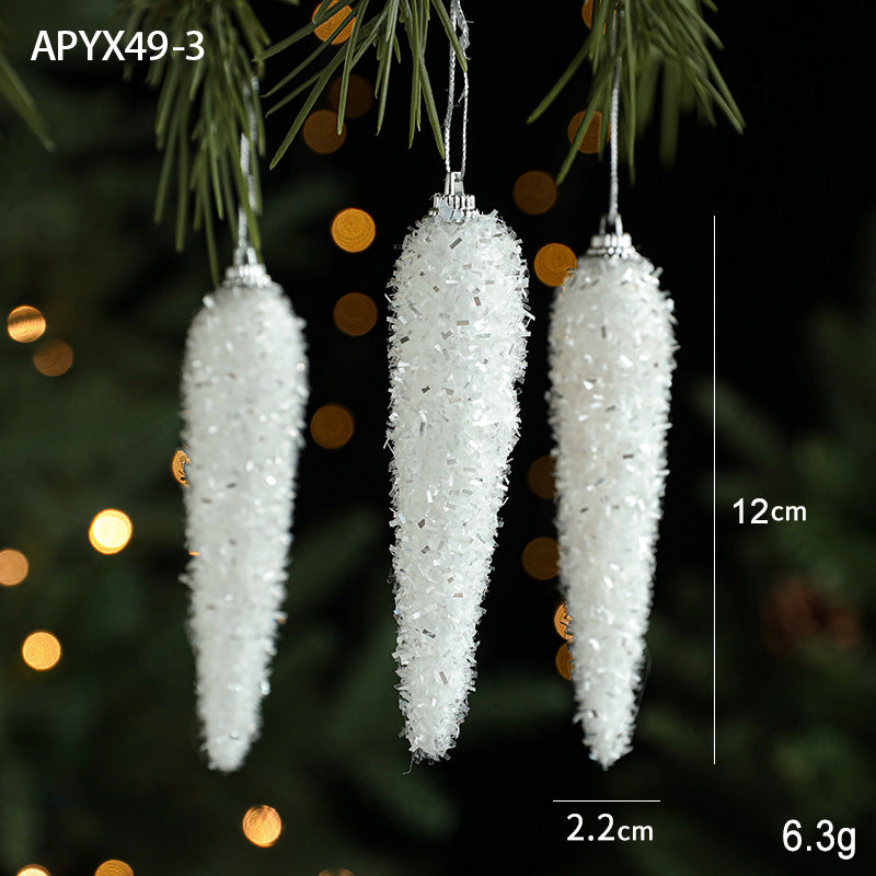 Gangheng Christmas gift bag white foam bride price bag decoration pendant hanging color Christmas tree pendant gift
