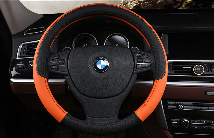Manufacturers wholesale car steering wheel cover four seasons anti-slip sweat wicked car handlebar cover fashion thin decorative interior supplies