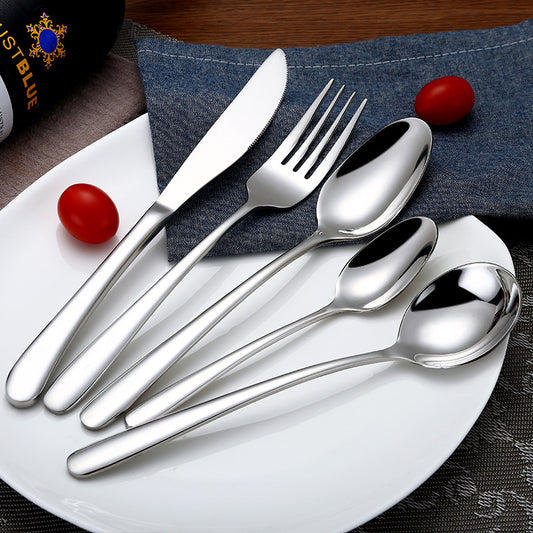 304 Stainless Steel Knife Fork Spoon Steak Set