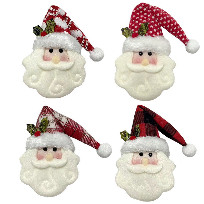 Cross-border Christmas decoration fabric knitted doll old man pendant pendant Christmas tree decoration pendant scene layout
