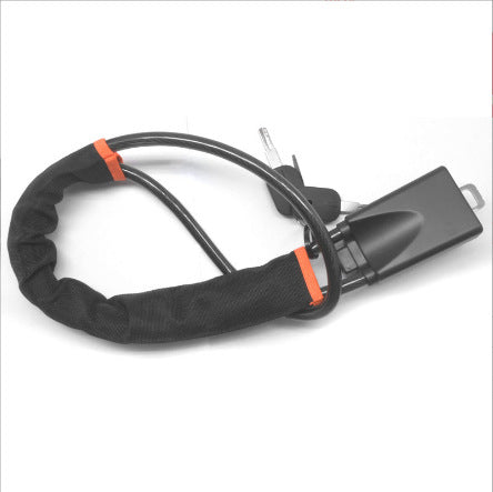 Car Steering Wheel Lock: New Seat Belt Buckle Lock, Steel Cable Lock, Steering Wheel, Universal Anti-Theft Lock, Car Handle Lock