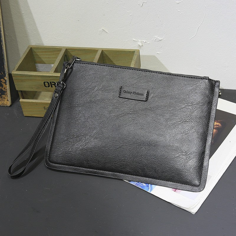 Men's clutch bag, large capacity grab bag, card bag, envelope bag, card bag, hand bag, 2026 new casual bag trend