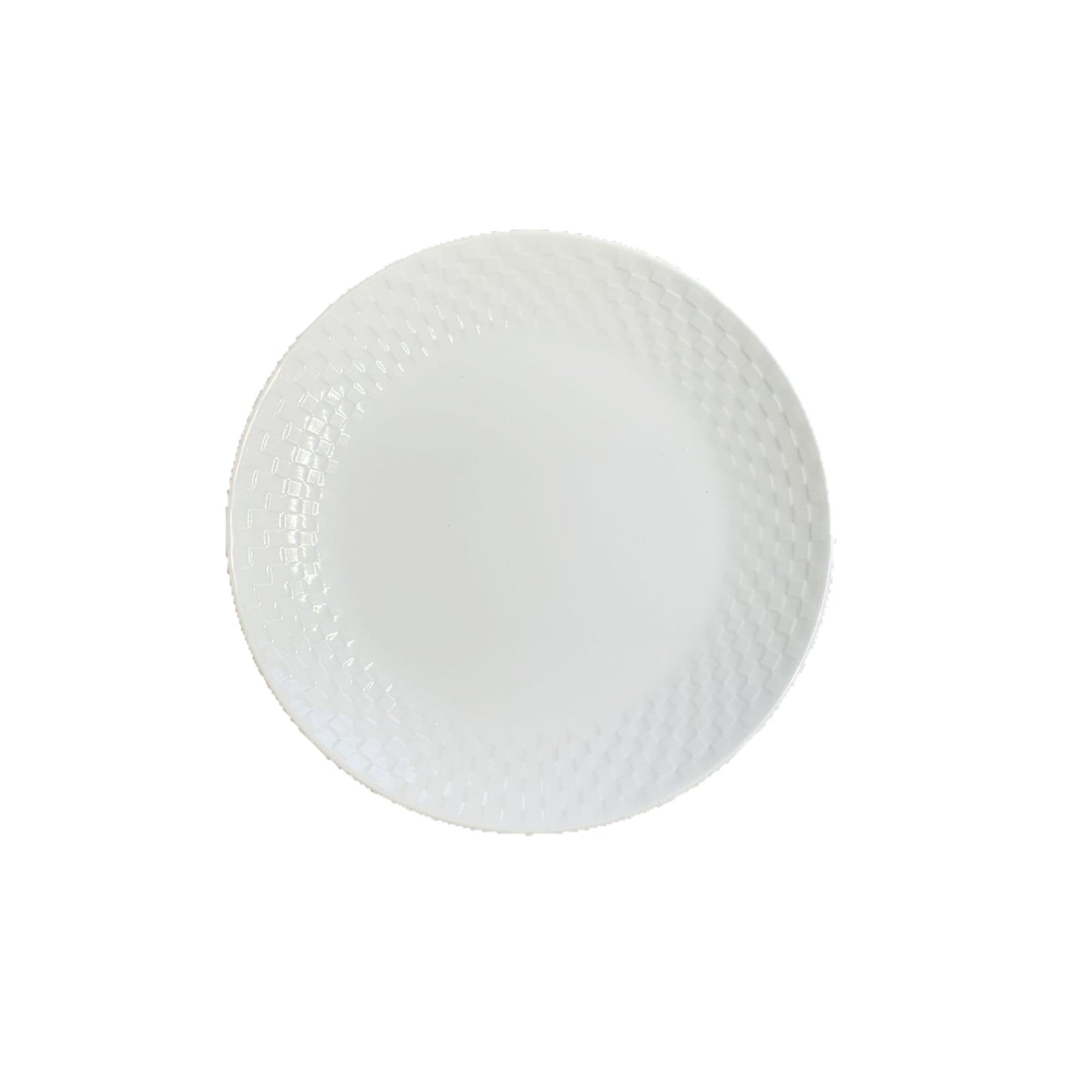 white plate melamine tableware commercial disc flat plate round plastic dinner plate buffet plate outdoor tableware wholesale