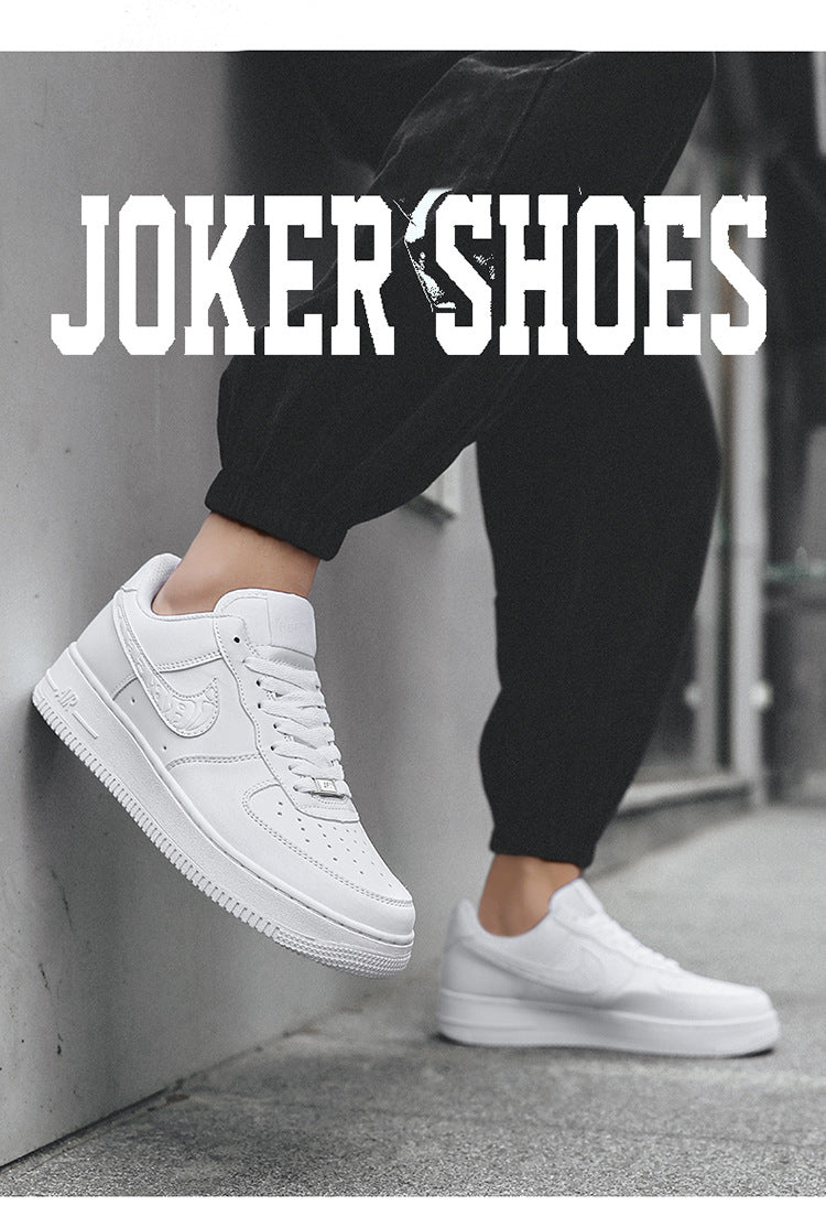 Air Force One Men's Shoes New Putian AF1 Meter White Green Authentic Board Shoes Women's Shoes Breathable Spring Small White Shoes