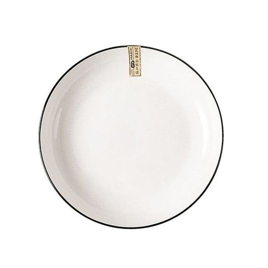 Plates, dishes, plates, household creative ceramic plates, high-end dinner plates, net red plates, Nordic style simple cutlery sets