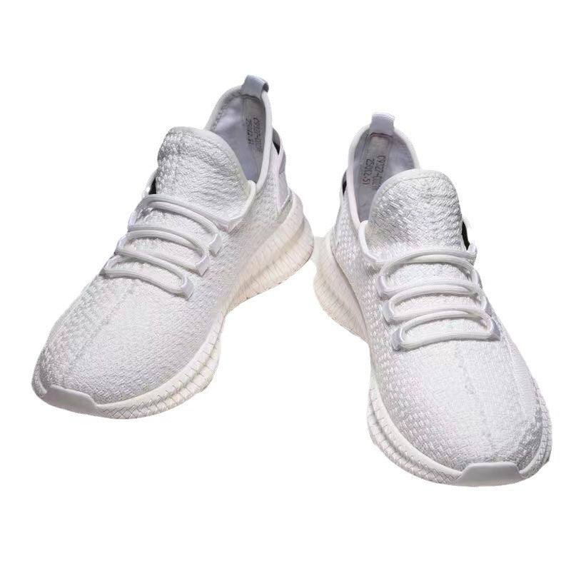 New Men's Mesh Breathable Sneakers Fashionable Versatile Trendy Casual Coconut Shoes Student Running Shoes