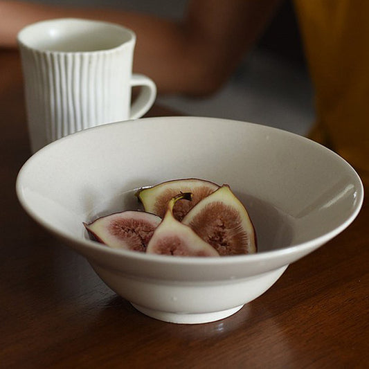 Household salad bowls, underglaze color tableware, high-quality dessert bowls, sugar water bowls, ceramic deep dishes, yogurt bowls, straw hat bowls