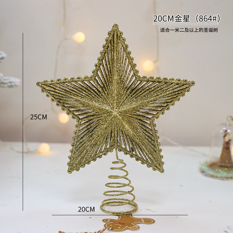 Christmas Christmas Decoration Christmas Tree Decoration Christmas Tree Top Decoration Accessories Pendant Santa Angel Wholesale