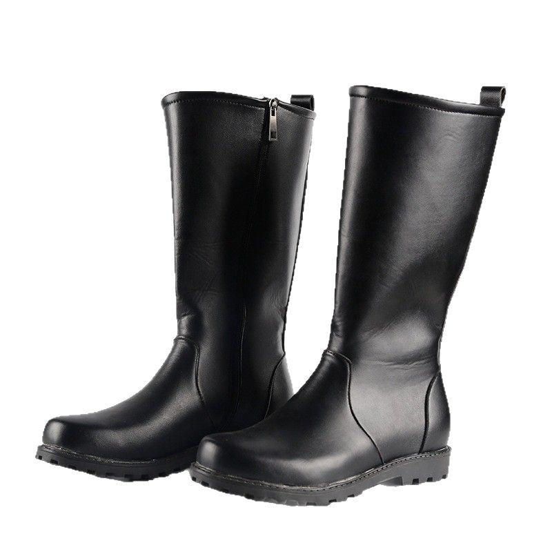 Tall men's and women's boots honor guard flag-raiser boots parade boots World War II boots riding boots film and television boots ghost boots