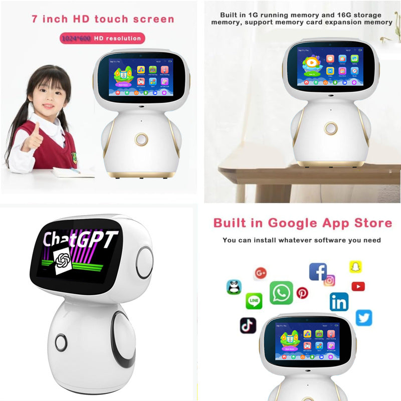The source factory of cross-border intelligent AI early education robots supports language customization, Chat GPT, and foreign trade early education companionship
