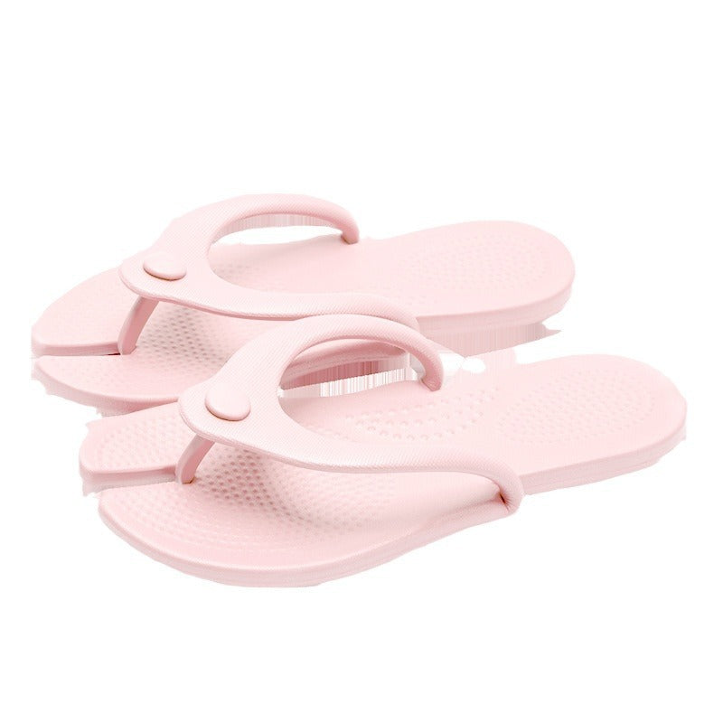 Foldable travel slippers for women's hotel business trip portable swimming bathroom non-slip bath travel disposable slippers
