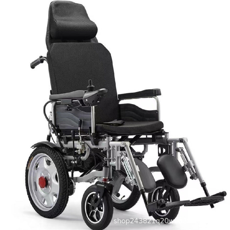 Electric wheelchair car manufacturer automatic intelligent 24V electric wheelchair car for the disabled elderly transportation special foldable