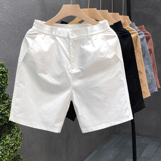 Versatile casual shorts, men's suit pants, business style, summer five-point pants, tide straight pants, large pants, foreign trade cross-border wholesale