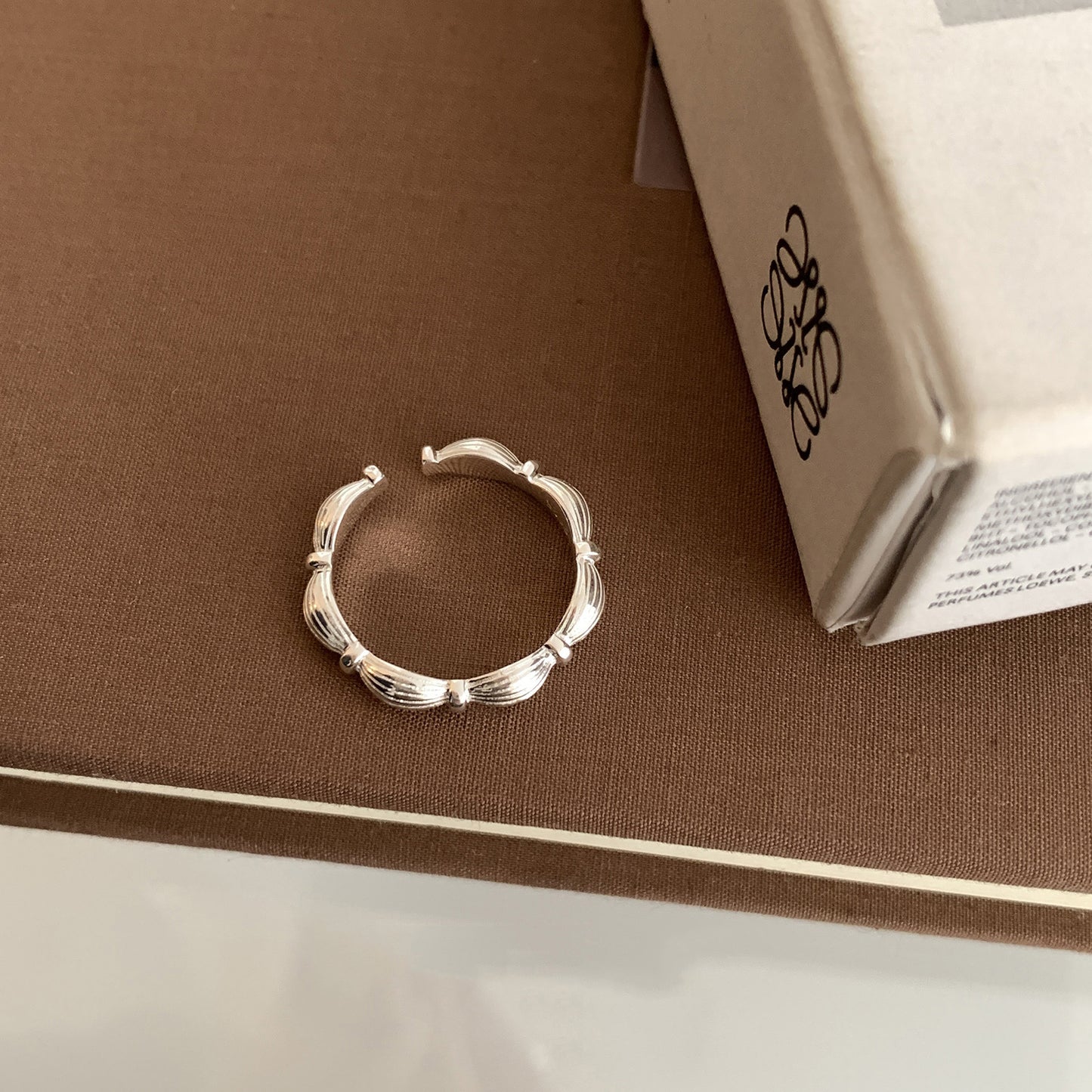 South Korea's new plain ring women's niche ins high-end sense opening adjustable ring wholesale foreign trade cross-border ring