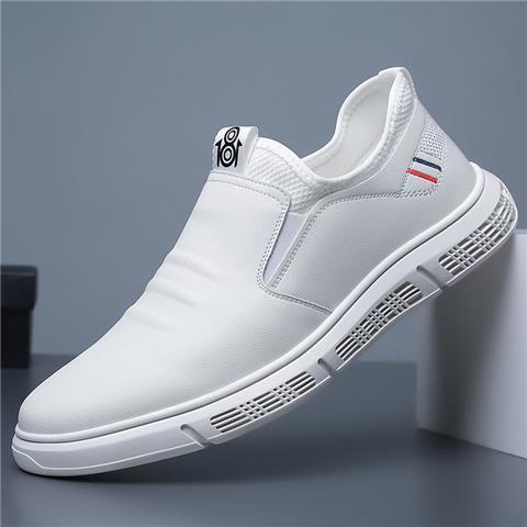 Leather shoes men's 2025 new shoes summer soft soles comfortable labor protection shoes waterproof anti-slip and wear-resistant kitchen work shoes
