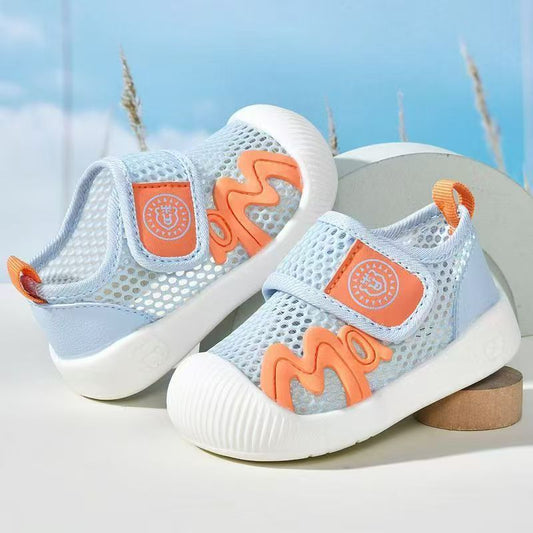 Baby sandals, summer toddler shoes, 0-3 year old baby non-slip soft sole baby net shoes, boy baby shoes in stock2