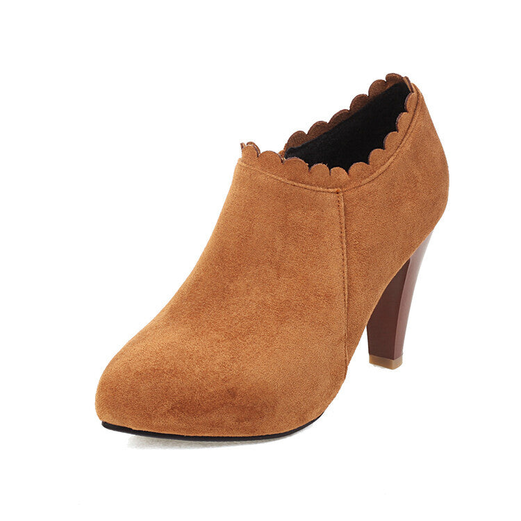 Spring thick heel, high heel, deep single shoes, women's shoes, large size 40-43, foreign trade, cross-border, Chengdu, retro Mary Jane